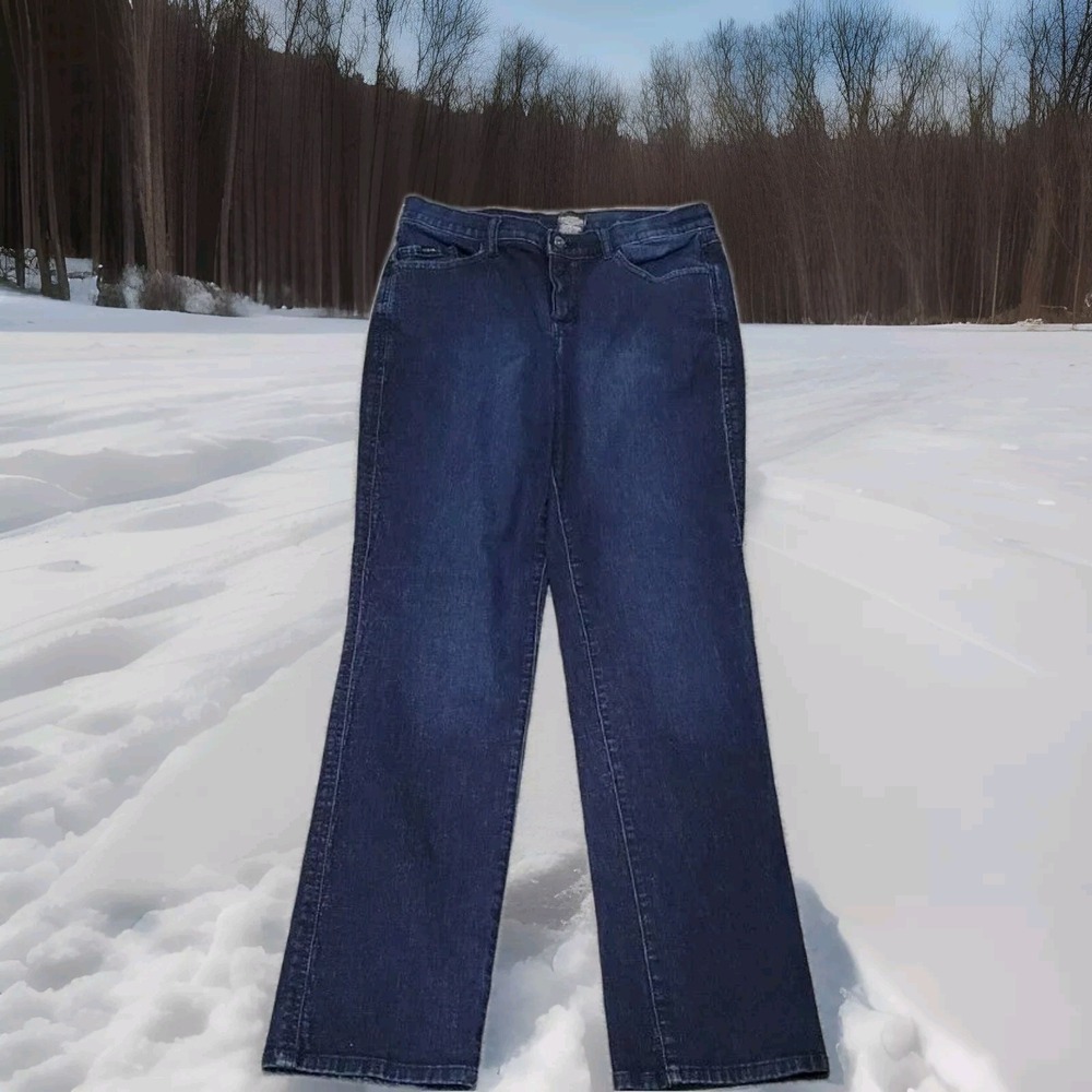 Kuhl Denim Jeans‎ Women's 12R Stretch Straight Leg Mid Rise Comfy Outdoor